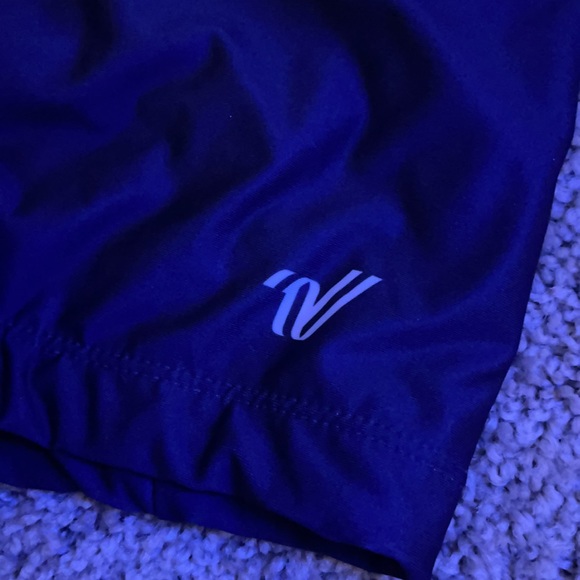 Navy blue school spandex shorts - Picture 3 of 3